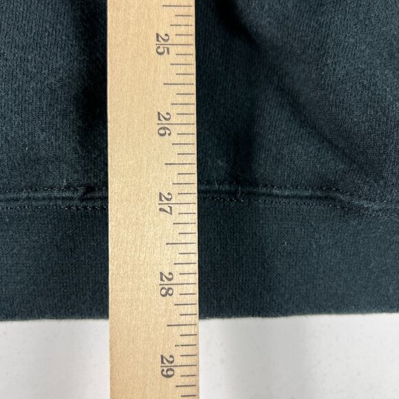 VTG 90s NIKE Sweatshirt Extra Extra Large Black Faded Embroidered Crewneck USA - Picture 12 of 14